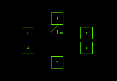 Wheel of Fortune game screenshot for Commodore PET